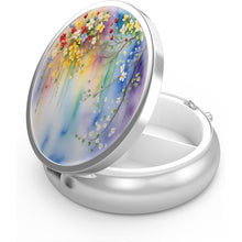 Pillendose 3 Fächer Medizin Pillendose tragbar Metall