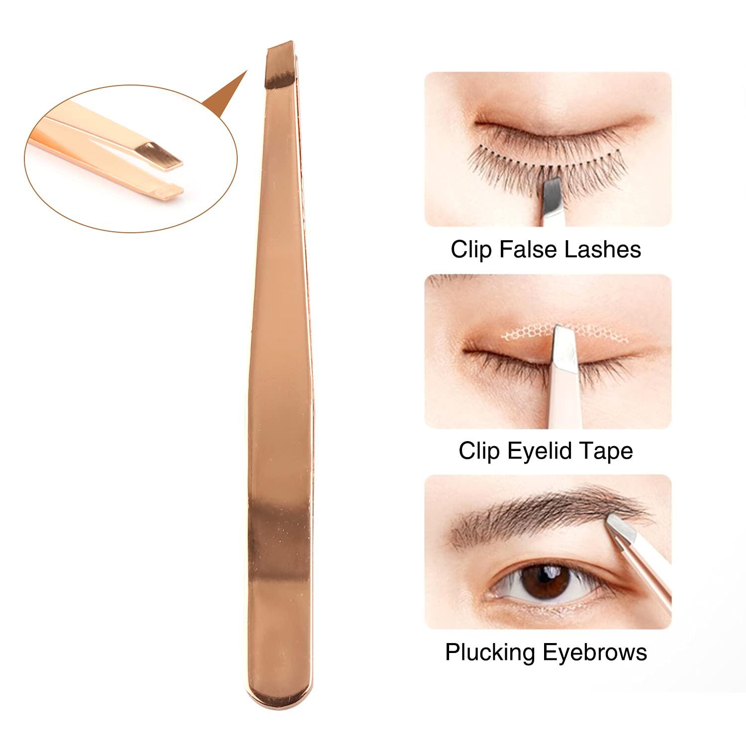 Falsche Wimpern Pinzette Wimpernverlängerung Wimpernzange 3 Paare Obeyalash