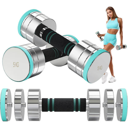 Dripex Verstellbare Kurzhanteln Set Stahl 2,5-50kg Fitness Hanteln Zuhause