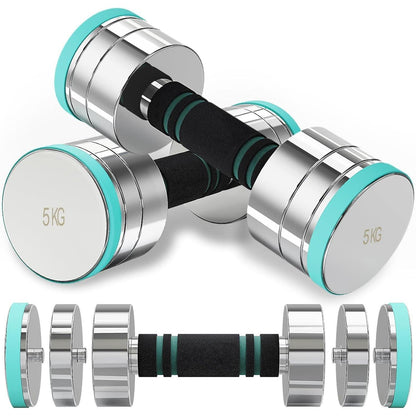 Dripex Verstellbare Kurzhanteln Set Stahl 2,5-50kg Fitness Hanteln Zuhause