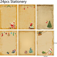 Weihnachts Briefpapier Umschlag Set 24 Stück