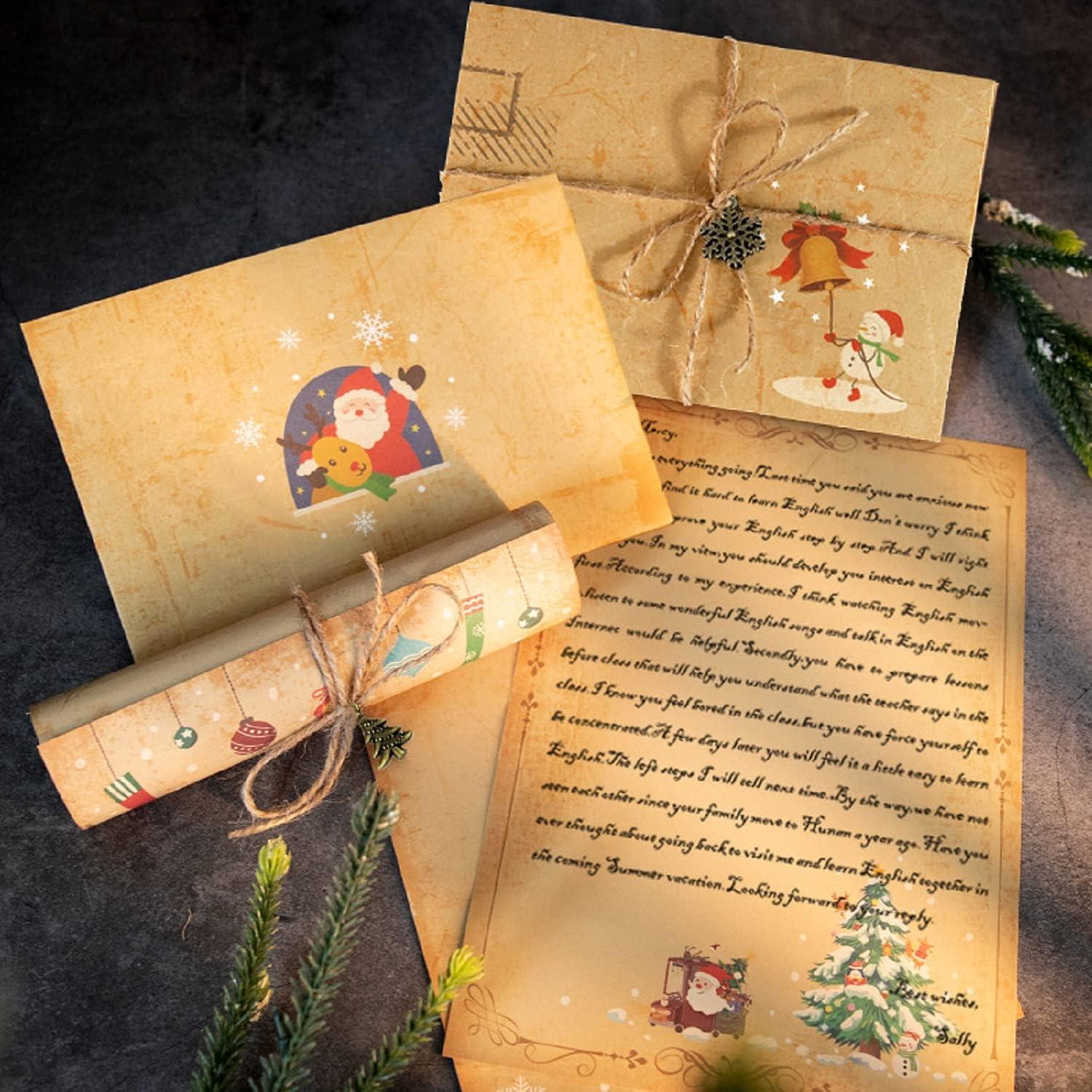 Weihnachts Briefpapier Umschlag Set 24 Stück Weihnachtskarten