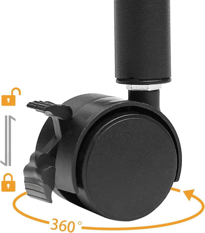 Druckertisch Druckerwagen rollbar 3 Ebenen höhenverstellbar 48,5x40x67 cm Büro