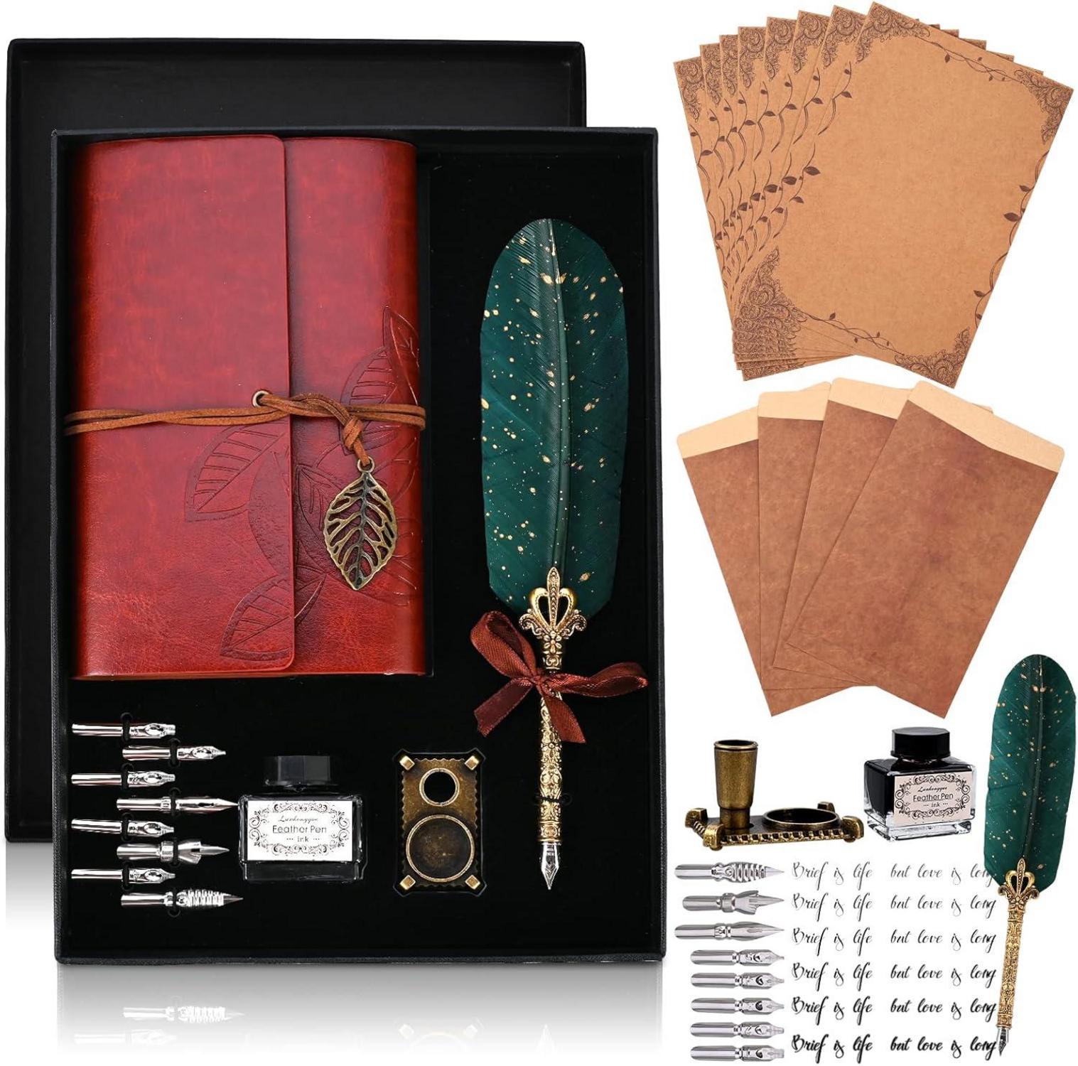 Cieex Kalligraphie Feder Vintage Dip Pen Writing Set