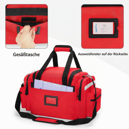 Trauma Tasche Rot – Erste Hilfe Set für Outdoor & Notfälle