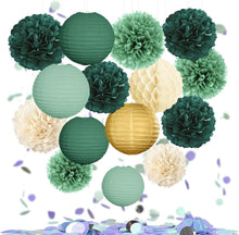 Grüner Elfenanzug Set mit Pompoms und Wabenbällen