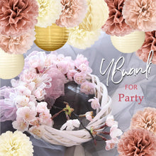 Rosa Partydekoration Set Hochzeit Geburtstag 15-teilig