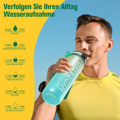 Sahara Sailor Trinkflasche BPA-frei Tritan 1L Auslaufsicher
