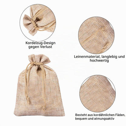 24 Jute Adventskalender zum Befüllen mit Zubehör