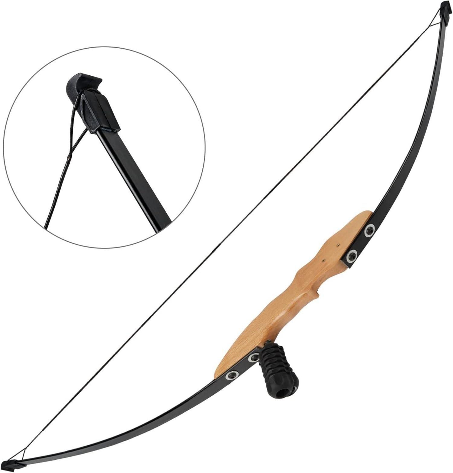 REAWOW Recurvebogen Set Erwachsene Anfänger 30lbs Carbon Arrows