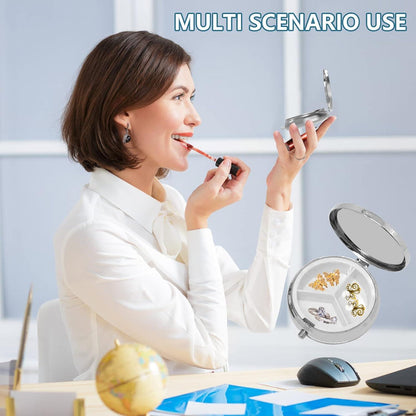 Medizin Tablettenbox Pillendose 3 Fächer Organizer Reise Etui