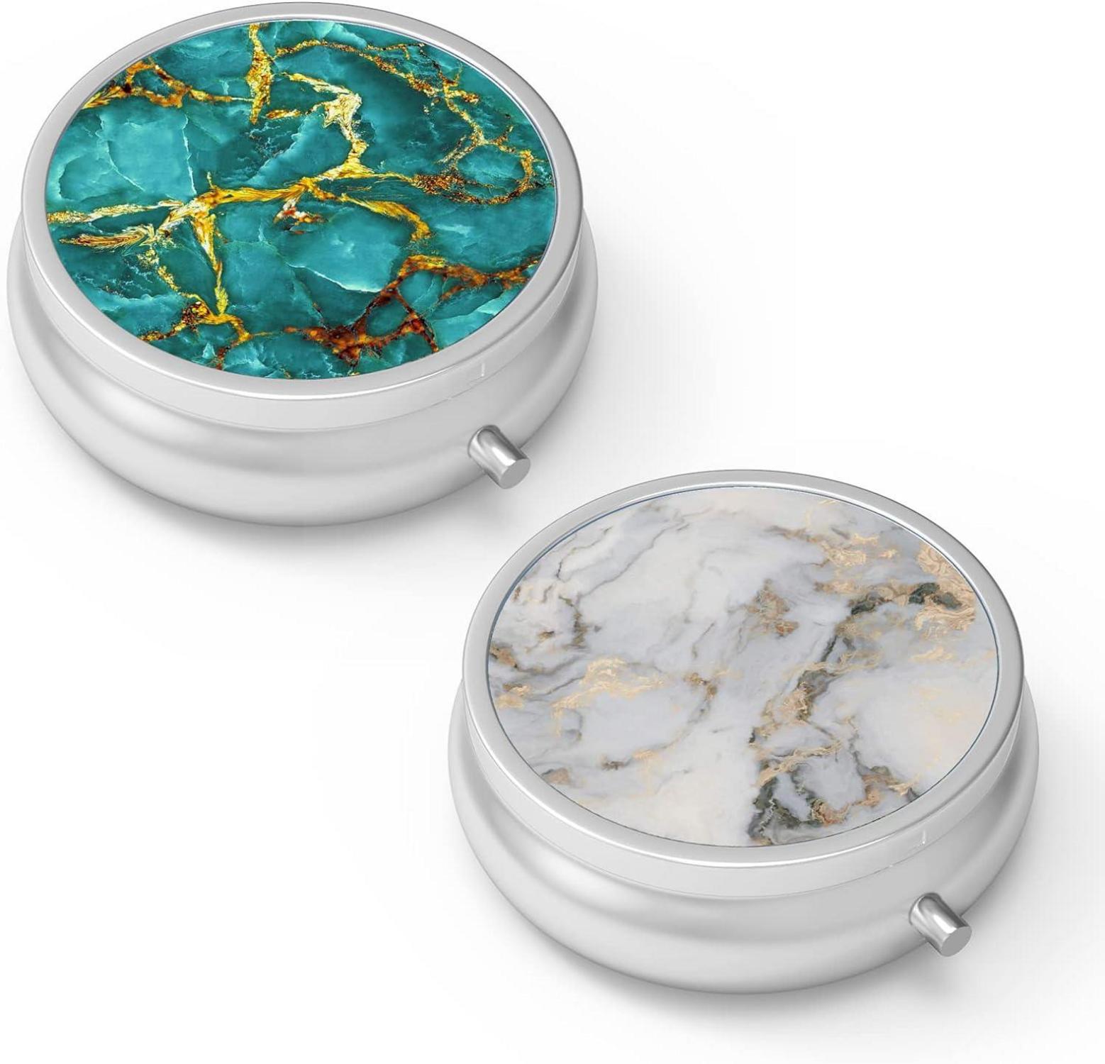 Pillendose Medizin Tragbare Pillendose für Tasche oder Geldbörse