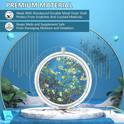 Pillendose Medizin Tablet Vitamin Halter Organizer Tragbar