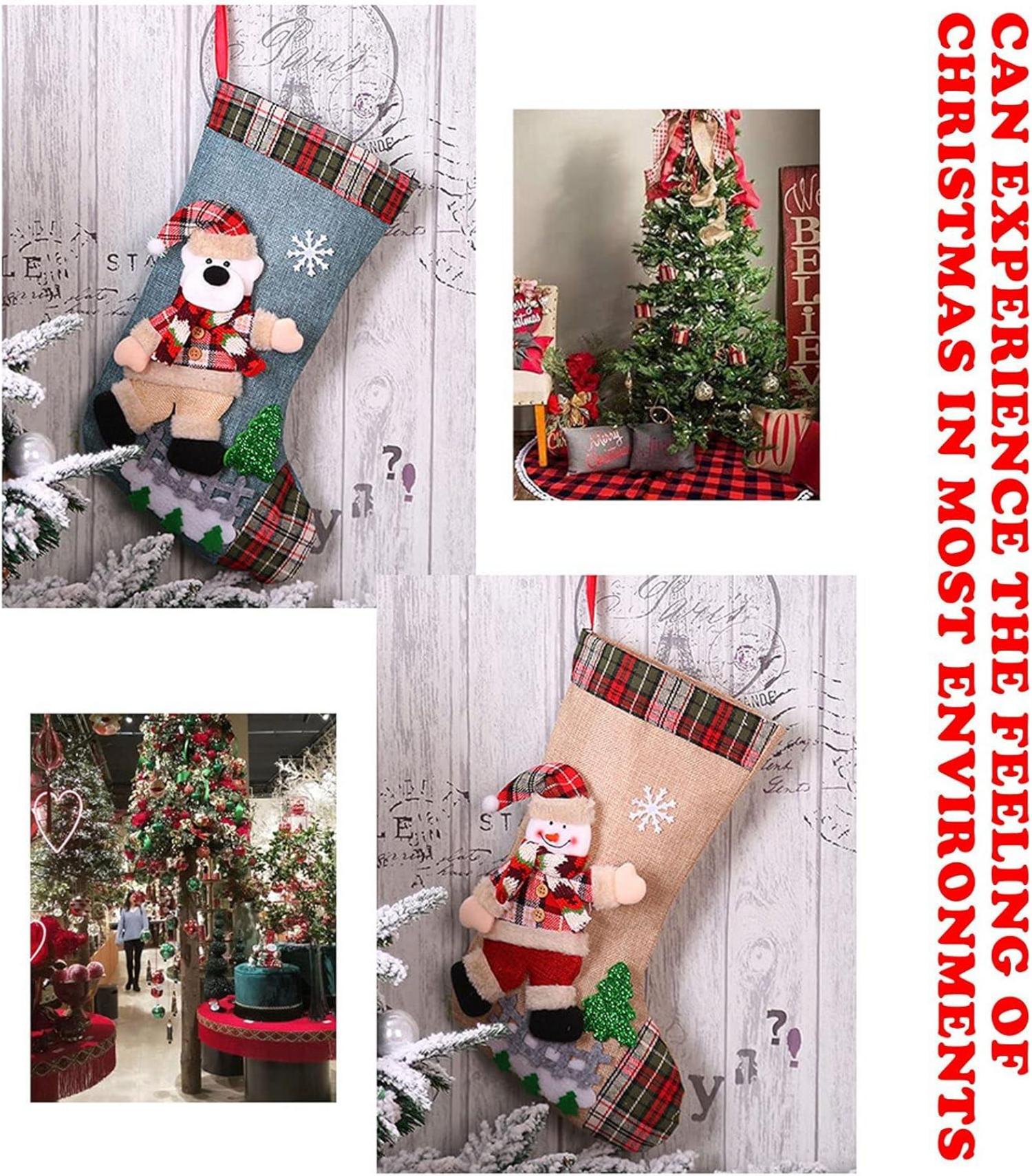 Nikolausstrumpf 4er Set Große Weihnachtsstiefel Befüllen