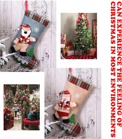 Nikolausstrumpf 4er Set Große Weihnachtsstiefel Befüllen