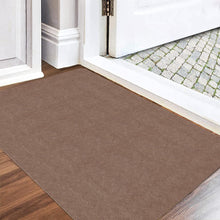 DFIONC Fußmatte innen Schmutzfangmatte rutschfest Braun 60x90 cm