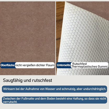 DFIONC Fußmatte innen waschbar Schmutzfangmatte Türmatte