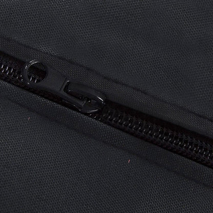 Garten-Aufbewahrungstasche 420D-Oxford-Gewebe Schwarz 128x32x50cm