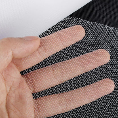 30cm x 91.5m Tüllstoff Rolle Weiß Polyester Hochzeitsdeko