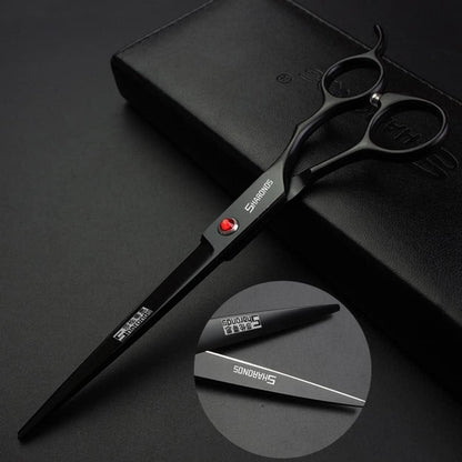 Professionelles Friseurscheren-Set Rosenmuster Edelstahl 17,8 cm