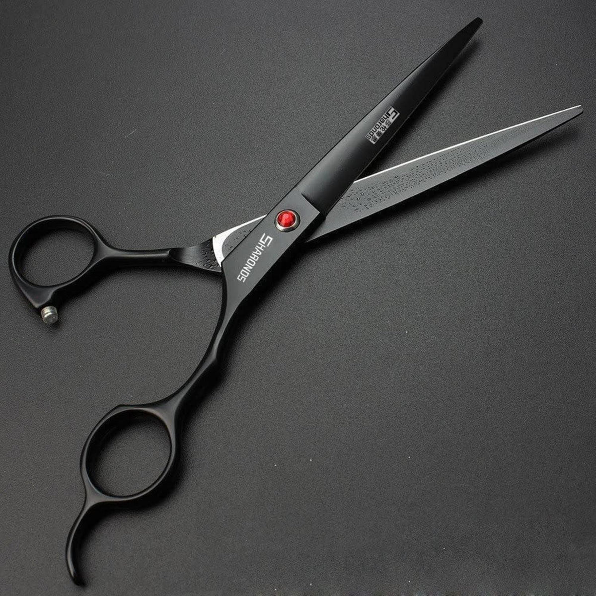 Professionelles Friseurscheren-Set Rosenmuster Edelstahl 17,8 cm