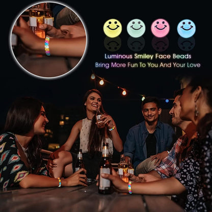 480 Stück Bunte Acryl Smiley Perlen DIY Bastelset