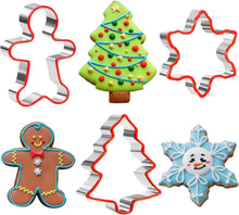 Weihnachts-Ausstecher-Set Lebkuchenmann Schneeflocke