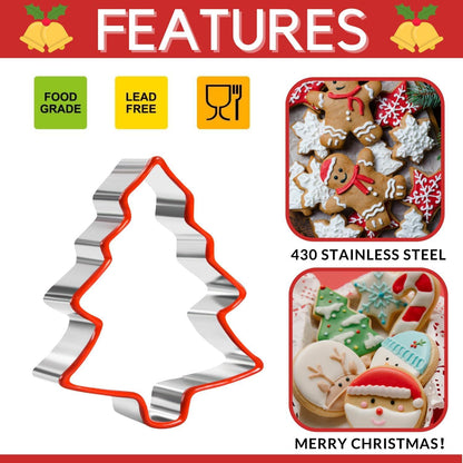 3-teiliges Weihnachts-Ausstecher-Set Lebkuchenmann