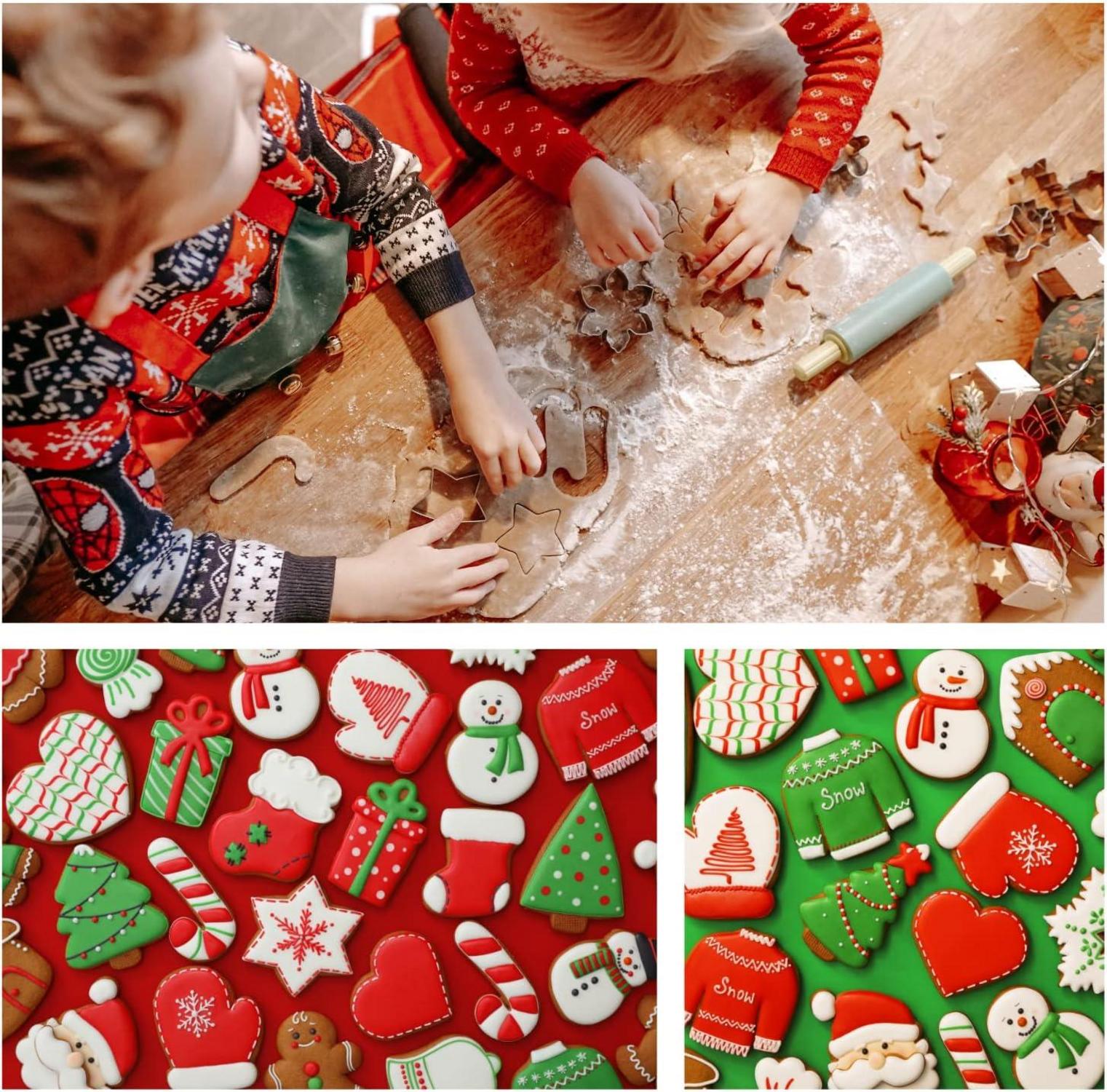 Weihnachts-Ausstecher-Set Lebkuchenmann Schneeflocke