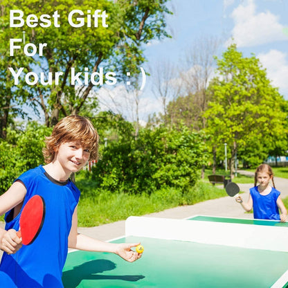 Tischtennisschläger Set mit Tasche, 2 Schläger, 3 Bälle