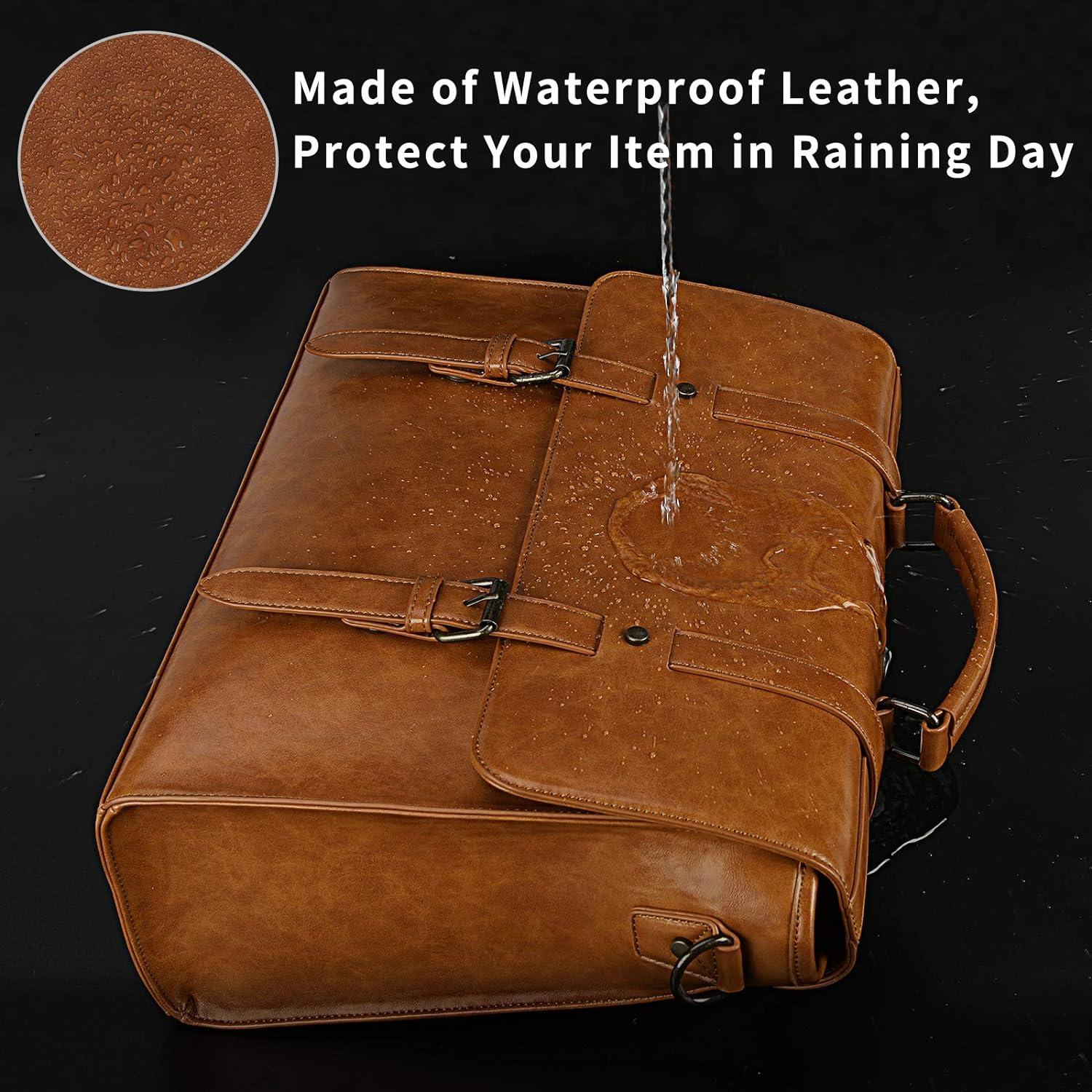 Laptoptasche 15.6 Zoll Herren Umhängetasche Aktentasche Wasserdicht