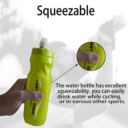 Fahrrad Flaschenhalter mit 21 Oz Trinkflasche Gelb - BPA