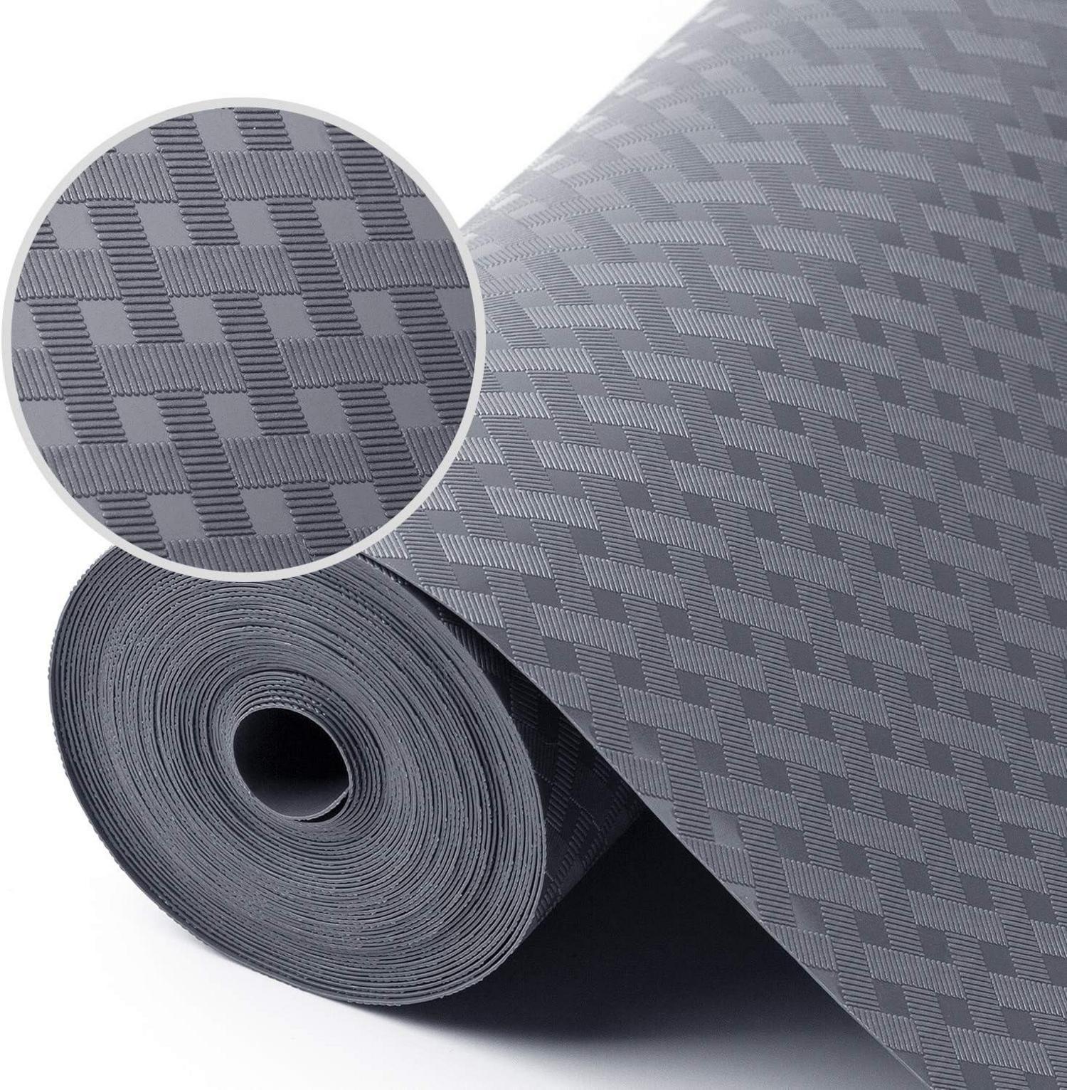 Schubladenmatte rutschfest wasserdicht Schneidbar 30x150cm Grau