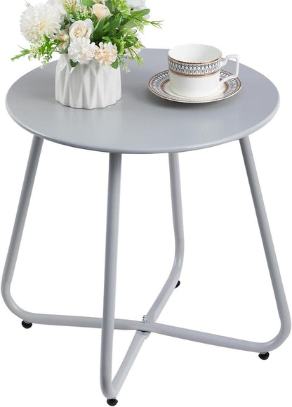 Beistelltisch Outdoor Gartentisch Balkontisch Runder Patio Kaffeetisch