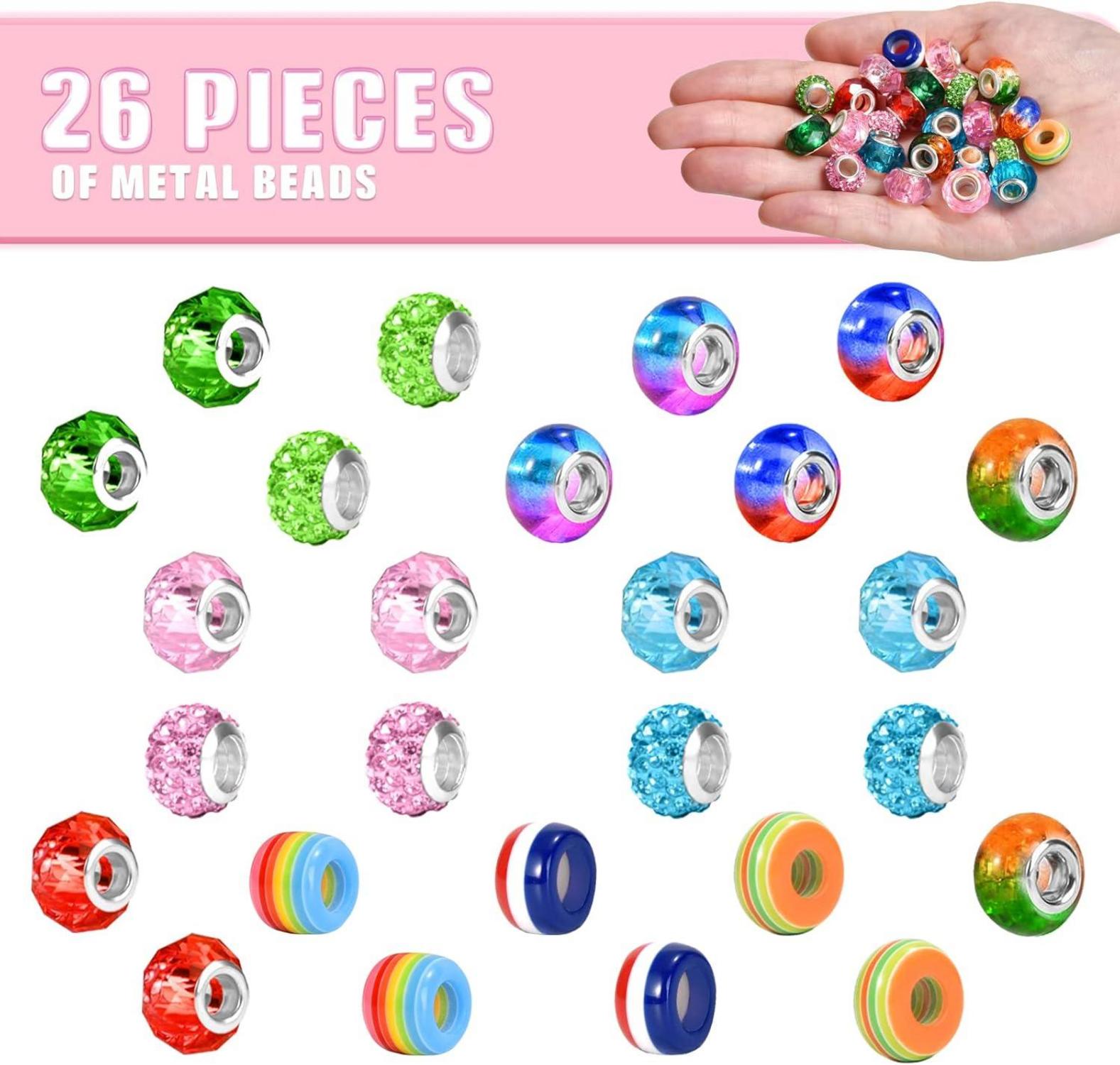 ZOOI Armband Bastelset Mädchen DIY Schmuck Geschenk 4-12 Jahre
