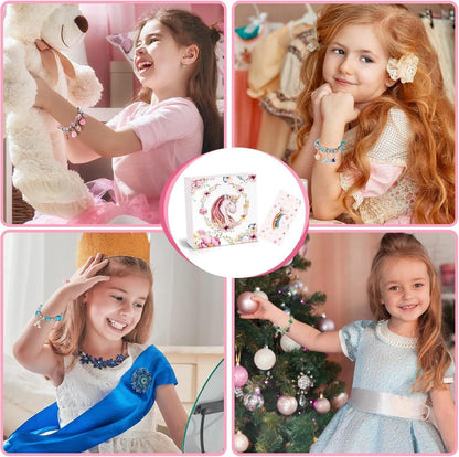 DIY Armband Bastelset Mädchen 4-12 Jahre - Schmuck Basteln Spielzeug