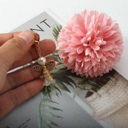 DIY Schutzengel Anhänger 60er Set Schlüsselanhänger Perlenengel Kit