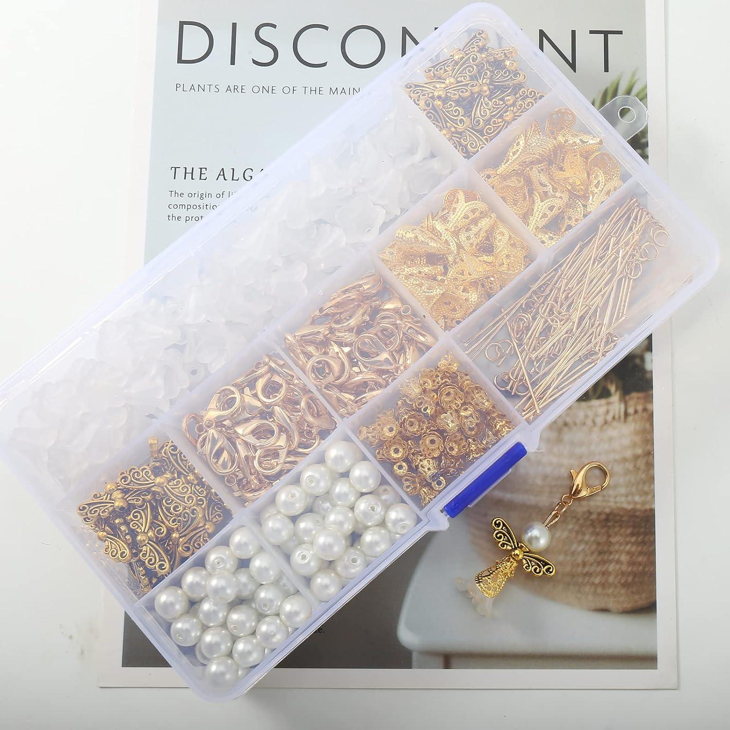 60 Sets DIY Schutzengel Schlüsselanhänger Bastelset Perlengel Hochzeit Birthday Taufe