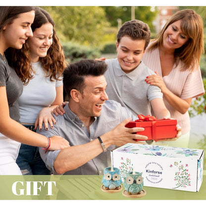 Duftkerzen Geschenkset in Eulen Form Geschenke für Frauen