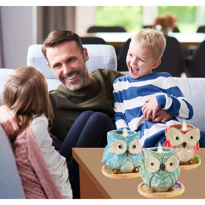 Duftkerzen Geschenkset in Eulen Form Geschenke für Frauen