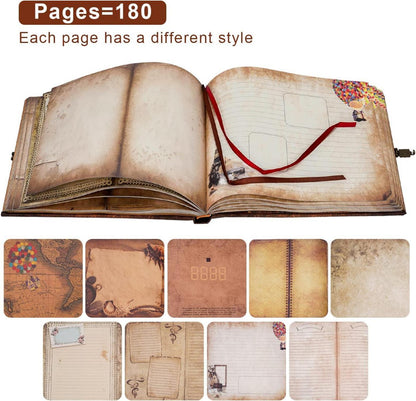 Fotoalbum zum Selbstgestalten Scrapbook Groß 180 Seiten Familie