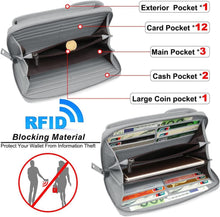 Handytasche zum Umhängen RFID Damen Leder Schutz Crossbody
