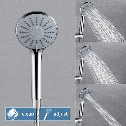 Auralum Duscharmatur Thermostat Höhenverstellbar Regendusche Handbrause