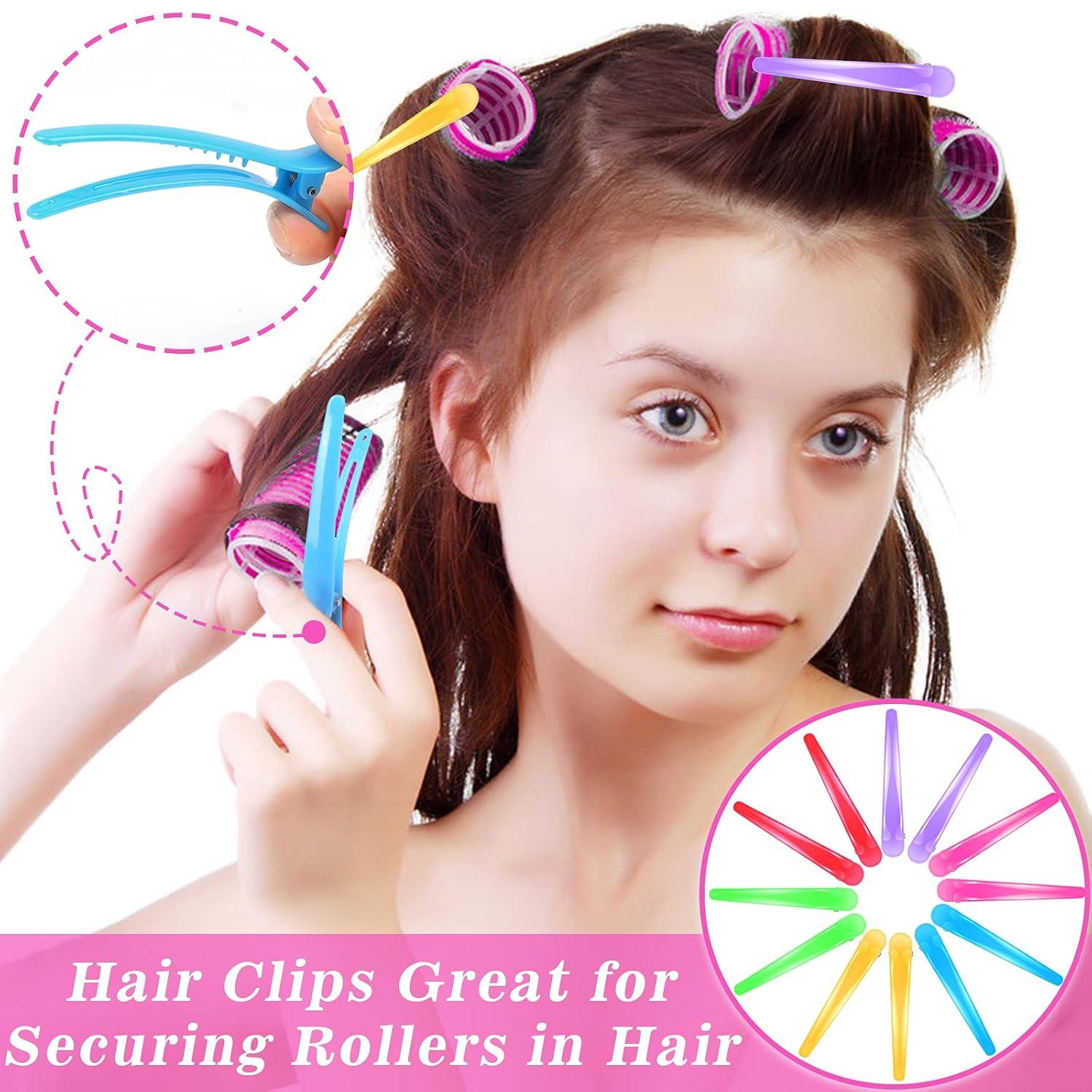Lockenwickler Set Jumbo Groß Selbsthaftend Hair Rollers 48 mm inkl. 12