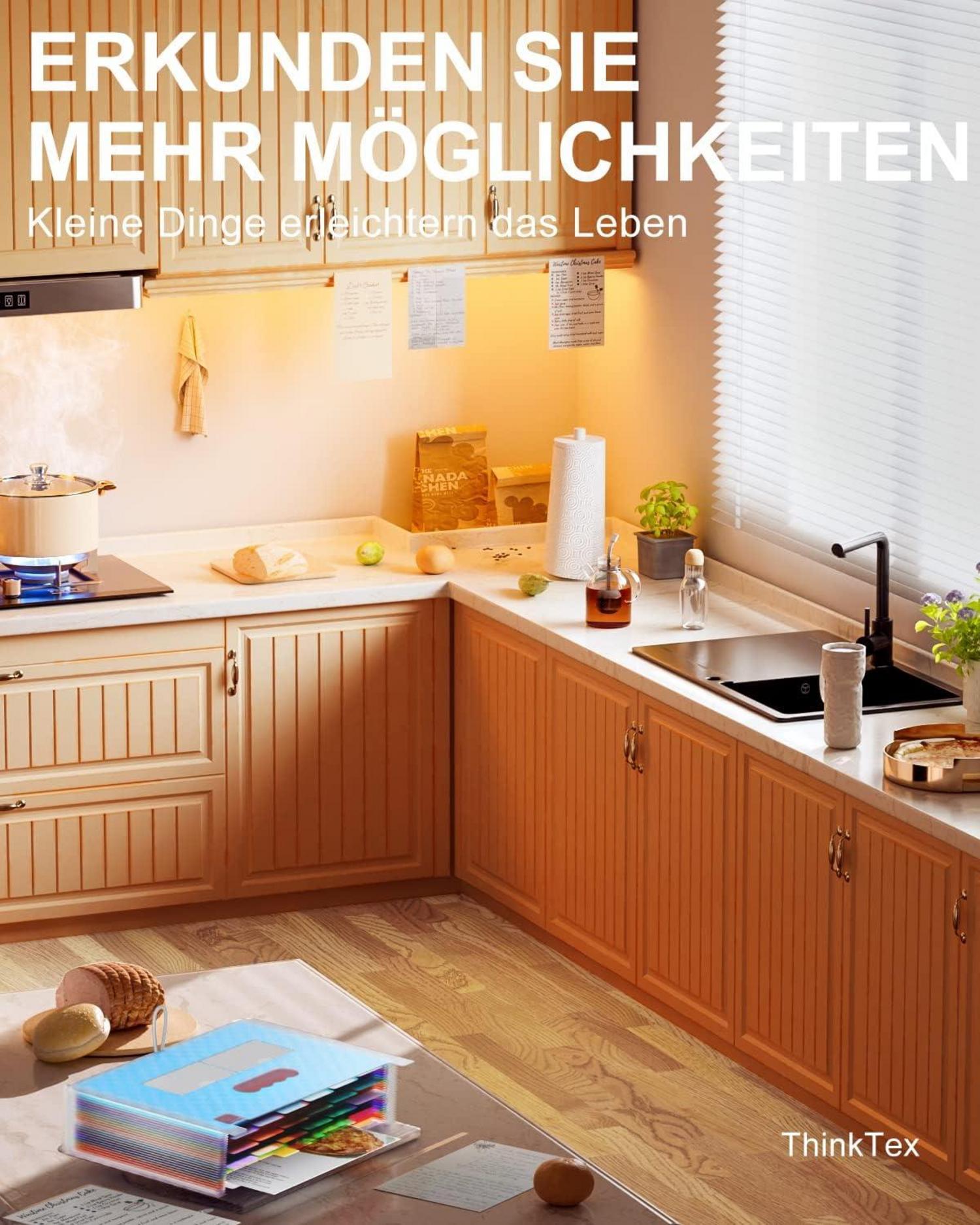 Akkordeon Aktenordner 26 Fächer erweiterbarer Deckel A4 Blau