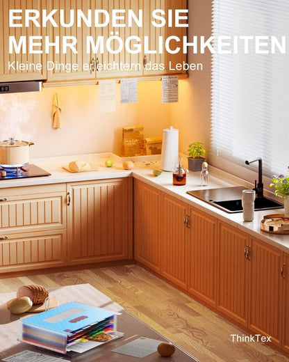 Akkordeon Aktenordner 26 Fächer erweiterbarer Deckel A4 Blau