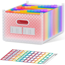 Akkordeon Aktenordner 26 Fächer Erweiterbar Kunststoffmappen