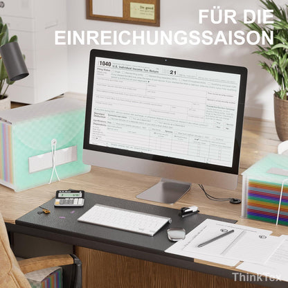 Akkordeon-Aktenordner 26 Taschen erweiterbarer A4