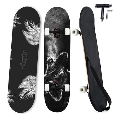 31 Zoll Skateboard – Robustes Ahornbrett für Anfänger & Profis
