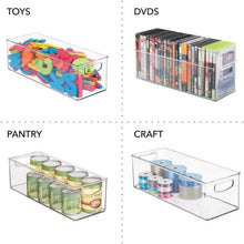 Transparente Kühlschrank Organizer 2er Set 25x9.5x7.5cm mit